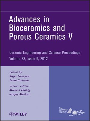cover image of Advances in Bioceramics and Porous Ceramics V